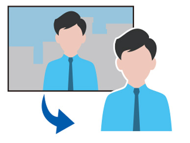 写真データ切り抜き